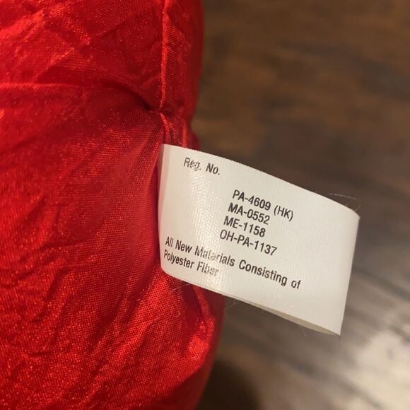 VINTAGE 1993 GIBSON GREETINGS NYLON SANTA CLAUS CHRISTMAS STUFFED ANIMAL PLUSH - Picture 6 of 9